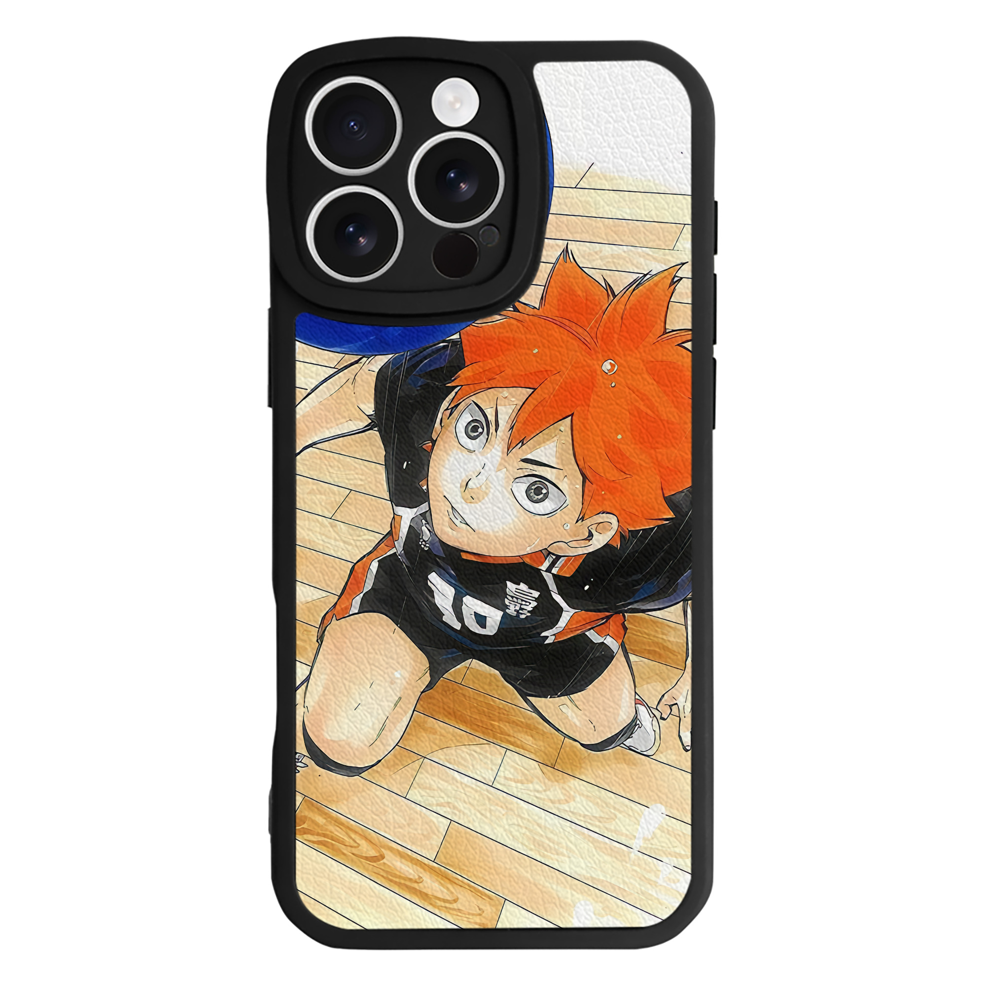 （画像用） ハイキュー!! Haikyu!! 【iPhone 16シリーズ対応】シリコンスマホケース（レザー調） 材質：シリコン